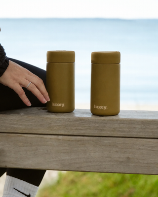 {PRE ORDER} OLIVE – Stainless Steel Reusable Cup 12oz