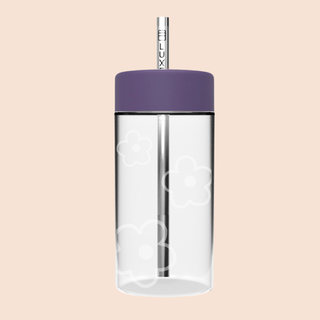 LIMITED EDITION FLOWER STUDIO TUMBLER - Reusable Glass Iced Drinks Cup