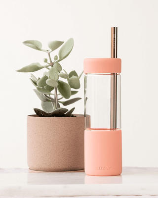 ROSE GOLD STAINLESS STRAWS —3 pack { Fits Large Studio Tumbler 20oz }