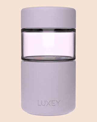 { PINK GLASS } LILAC MERINGUE - Original Reusable Coffee Cup 12oz