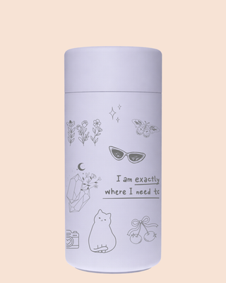 THE STORY CUP - PERIWINKLE I Stainless Steel Reusable Cup 12oz