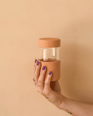 ORIGINAL - Reusable Glass Coffee Cup 12oz