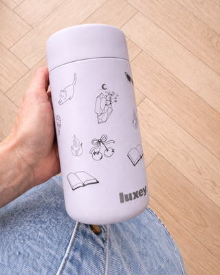 THE STORY CUP - PERIWINKLE I Stainless Steel Reusable Cup 12oz