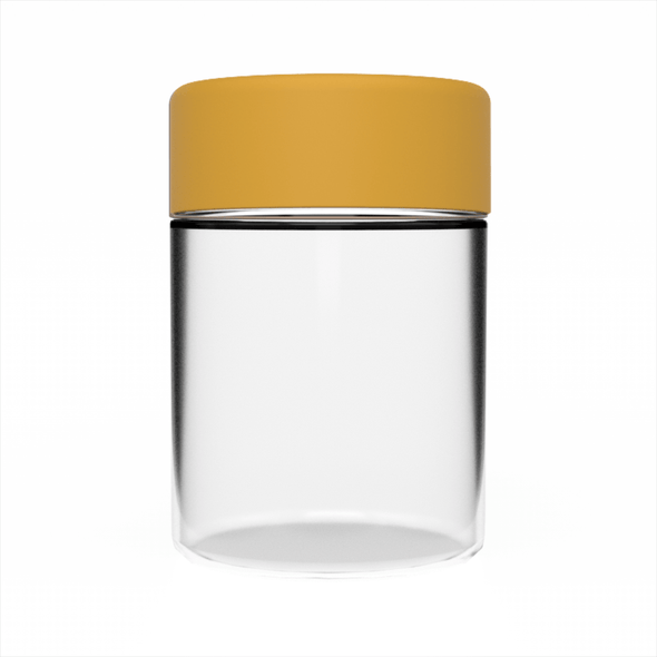 SMALL PANTRY CANISTER - MUSTARD