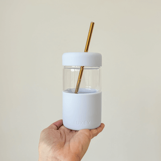 LINEN I ORIGINAL STRAW LID – Fits Mini, Regular & Original Glass Cups