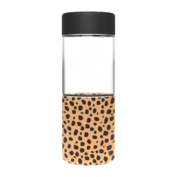 SECONDS BLACK & LEOPARD - Interchangeable Coffee & Smoothie Cup 16oz