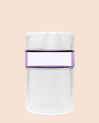 PURPLE GLASS REGULAR - Reusable Glass Coffee Cup 8oz