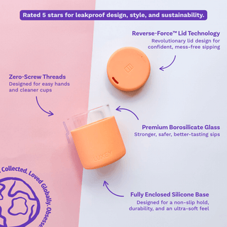 BRIGHT WHITE - MiniLUX Reusable Coffee Cup 6oz