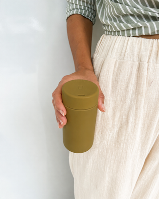 {PRE ORDER} OLIVE – Stainless Steel Reusable Cup 12oz