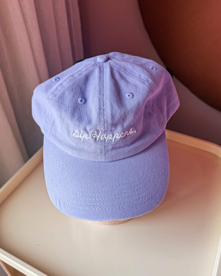 Luxey Signature Canvas Cap - Sip Happens.