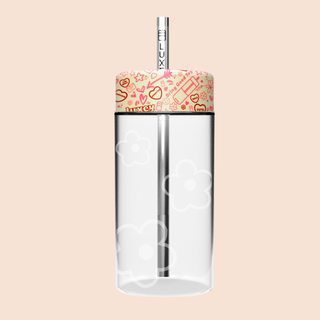 LIMITED EDITION FLOWER STUDIO TUMBLER - Reusable Glass Iced Drinks Cup