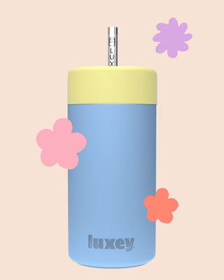 BLUE LOTUS - Leakproof Stainless Kids Smoothie Cups