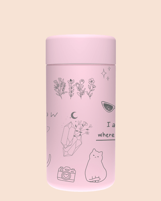 THE STORY CUP - PINK I Stainless Steel Reusable Cup 12oz