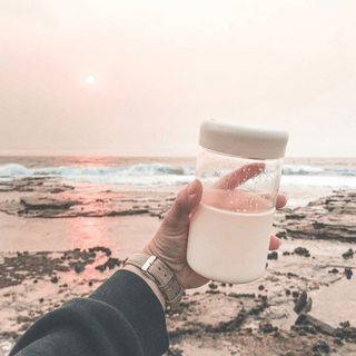 {PREORDER} ORIGINAL -  Reusable Glass Coffee Cup 12oz