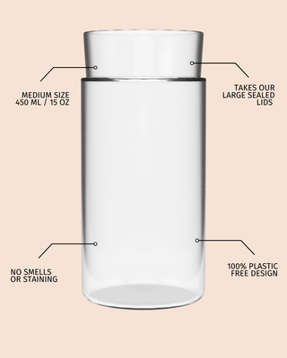 PANTRY GLASS CANISTER - Medium
