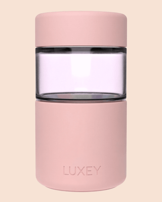 { PINK GLASS } STRAWBERRY FLUFF - Original Reusable Coffee Cup 12oz