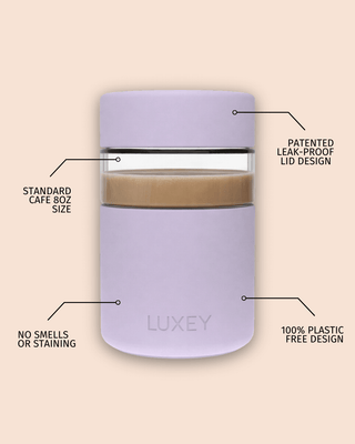 REGULAR - Reusable Glass Coffee Cup 8oz