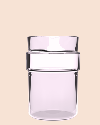 { PINK GLASS } REPLACEMENT GLASS - Regular 8oz