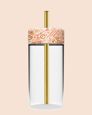 STUDIO TUMBLER 15OZ - Reusable Glass Iced Drink Tumbler