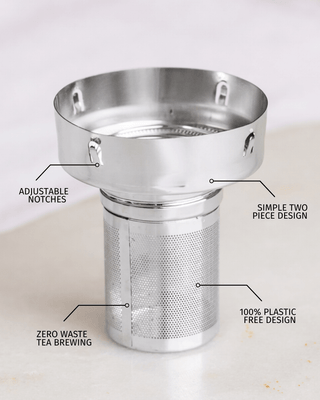 SIPSTEEP - Reusable Stainless Tea Strainer