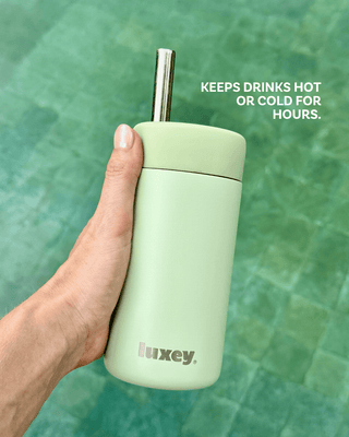 BLACK - Insulated Stainless Iced Tumbler 12oz