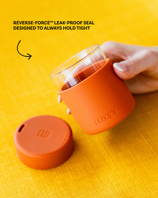 MINILUX - Reusable Glass Coffee Cup 6oz