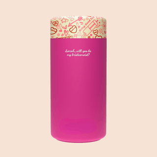 WILL YOU BE MY BRIDESMAID? – Custom Engraved Stainless Steel Cup {DOLL FACE}