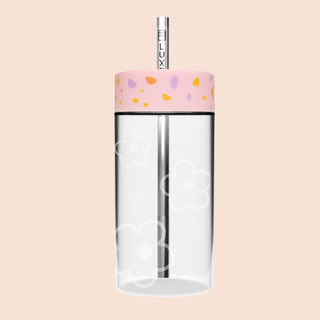 LIMITED EDITION FLOWER STUDIO TUMBLER - Reusable Glass Iced Drinks Cup