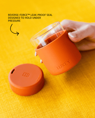 MINILUX - Reusable Glass Coffee Cup 6oz