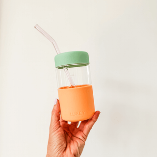 SIPSTRAWS - Thin Reusable Glass Straws —3 pack