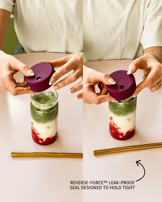 STUDIO TUMBLER - Reusable Glass Iced Drinks Cup I 15oz