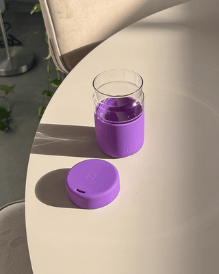 SILICONE SET - Lid & Base - Fits Mini, Regular & Original Glass Cups