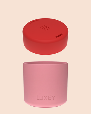 SILICONE SET - Lid & Base - Fits Mini, Regular & Original Glass Cups