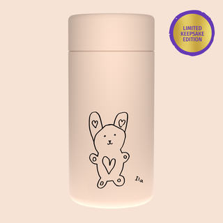 PEACH ♥︎ Keepsake Sips - Stainless Steel Reusable Cup 12oz
