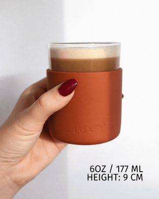 MINILUX - Reusable Glass Coffee Cup 6oz