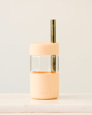 GOLD STAINLESS STRAW—3 pack { Fits Original Glass & Stainless Cups 120oz }