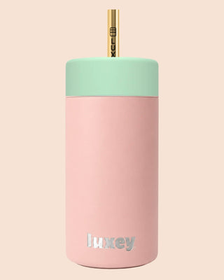{PRE ORDER) PINK CLAY - Leakproof Stainless Kids Smoothie Cup