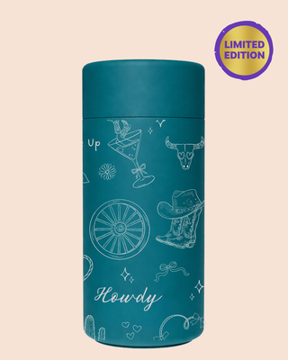 SADDLE UP I OCEAN - Stainless Steel Reusable Cup 12oz