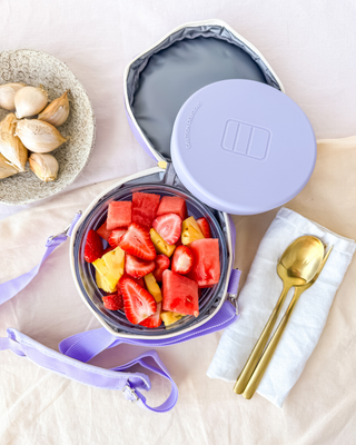 ROUND COOLER BAG - Made to Suit Lunch Bowl