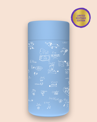 BLUE LOTUS ♥︎ Keepsake Sips - Stainless Steel Reusable Cup 12oz