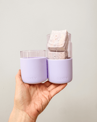 { PINK GLASS } LILAC MERINGUE - Original Reusable Coffee Cup 12oz
