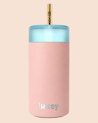 {PRE ORDER) PINK CLAY - Leakproof Stainless Kids Smoothie Cup