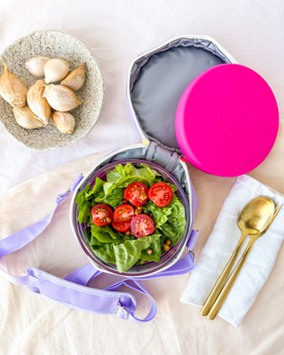 ROUND COOLER BAG - Made to Suit Lunch Bowl