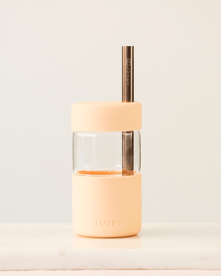 ROSE GOLD STAINLESS STRAW —3 pack { Fits Original Glass & Stainless Cups 120oz }