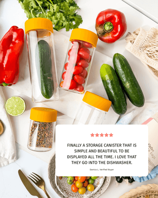 PANTRY GLASS CANISTER - Large