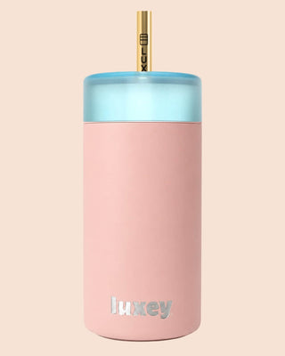 {PRE ORDER) PINK CLAY - Leakproof Stainless Kids Smoothie Cup