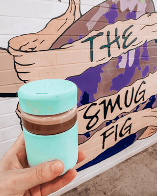 REGULAR - Reusable Glass Coffee Cup 8oz