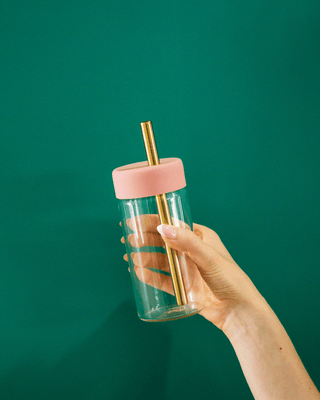 STUDIO TUMBLER - Reusable Glass Iced Drinks Cup I 15oz