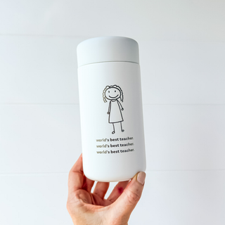 OAT MILK – World's Best Teacher Stainless Cup 12oz