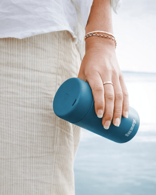 BLACK – Stainless Steel Reusable Cup 12oz